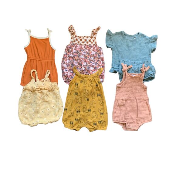 Mixed Brands Baby Girl Bundle 6-12 months - Picture 1 of 16